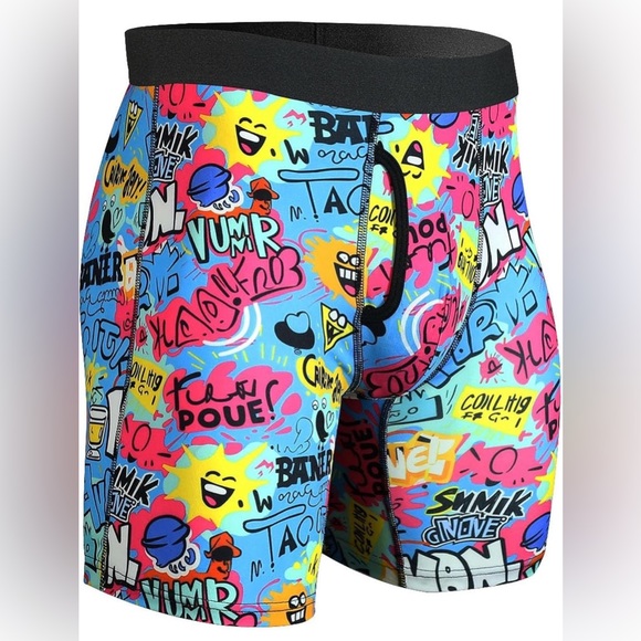 NWT CHUAKIN Mens Athletic Boxer Briefs Long Leg Underwear - Picture 2 of 15